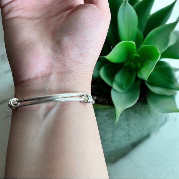 FINE 99.9% SILVER ADJUSTABLE PEACOCK BANGLE - Picture 4 of 7